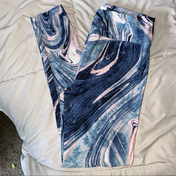 LuLaRoe Pants - Lularoe Marbled One Size Leggings ~ PB8